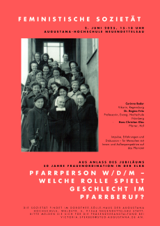 Einladung Feministische Sozietät Neuendettelsau am 02.06.2025
